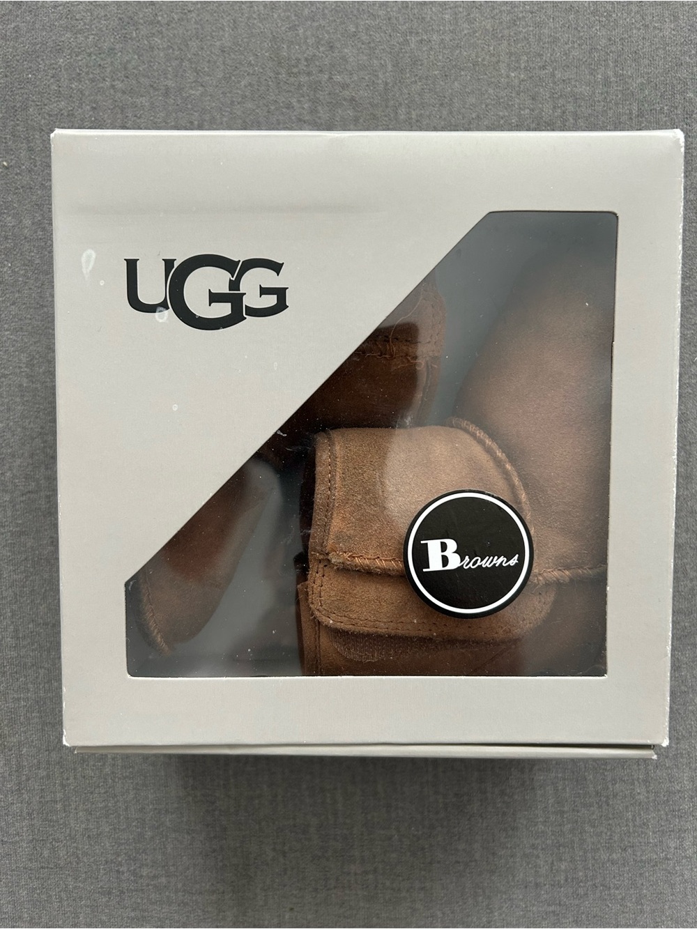 UGG Chestnut Suede Infant Booties